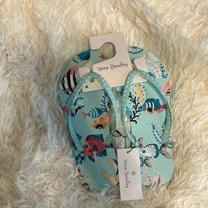 NWT Vera Bradley flip-flops